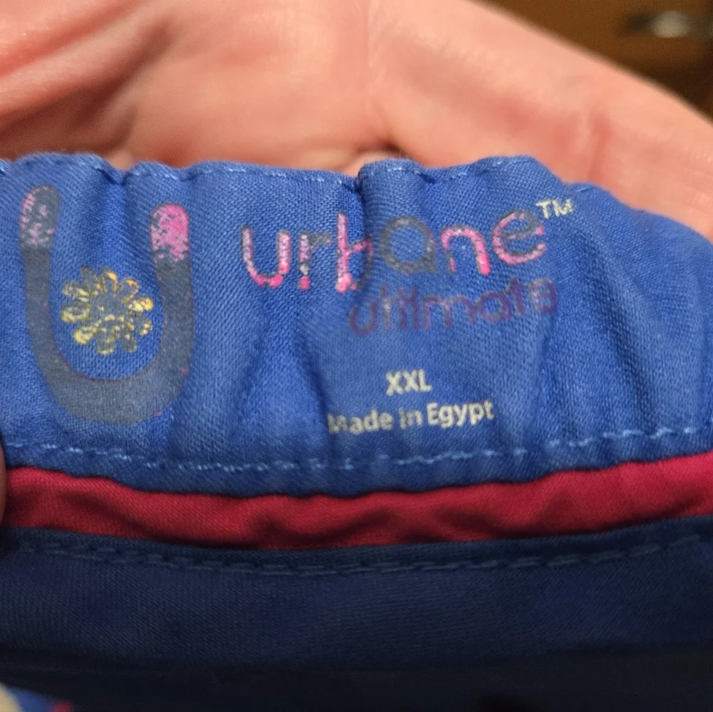 Urbane Ultimate, Women's Scrub Pants, Size XXL, Blue, Good Shape With Strings - Picture 9 of 14